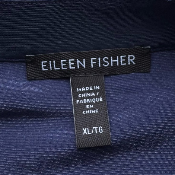 Eileen Fisher Velvet Tunic Top Purple XL - Picture 7 of 10